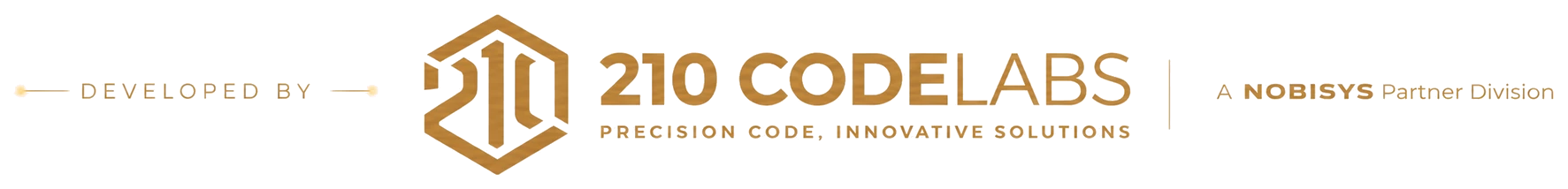 Developed by 210 CODELABS — A NOBISYS Partner Division